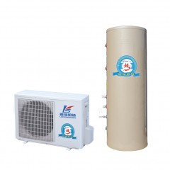 普瑞思顿家用空气能热水器分体机260L 冷媒循环LWH-5.3C搪瓷内胆 普瑞思顿空气能热水器 冷媒循环